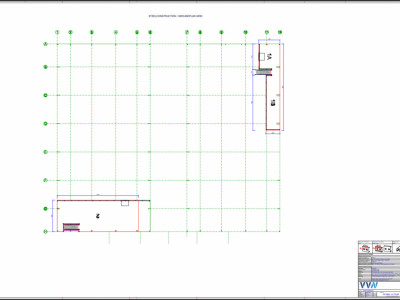 NBS Ādažu training center - warehouse drawing 1